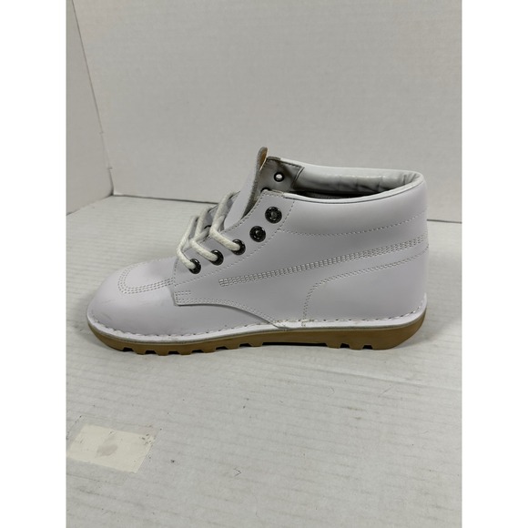 Kickers Kick Hi Mens White Leather Ankle Boots Size 11 US 10.5 UK 45 EU main image 12